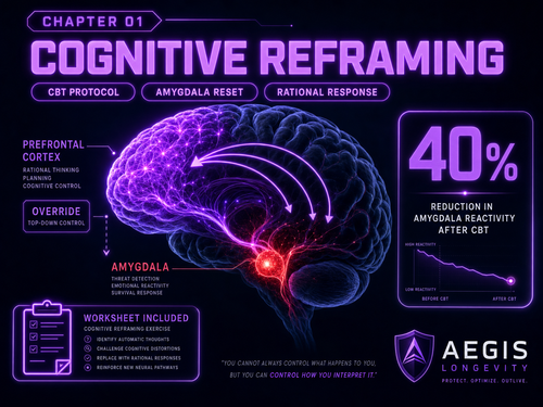 Chapter 1: Cognitive Reframing — CBT Protocol, Amygdala Reset, Rational Response Worksheet